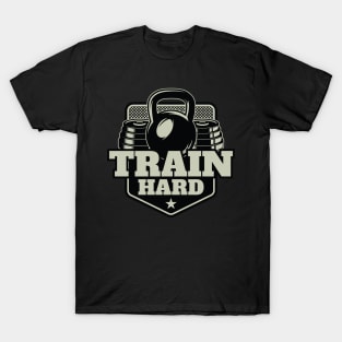 Train Hard: Elevate Your Workouts with Intense Training Sessions T-Shirt